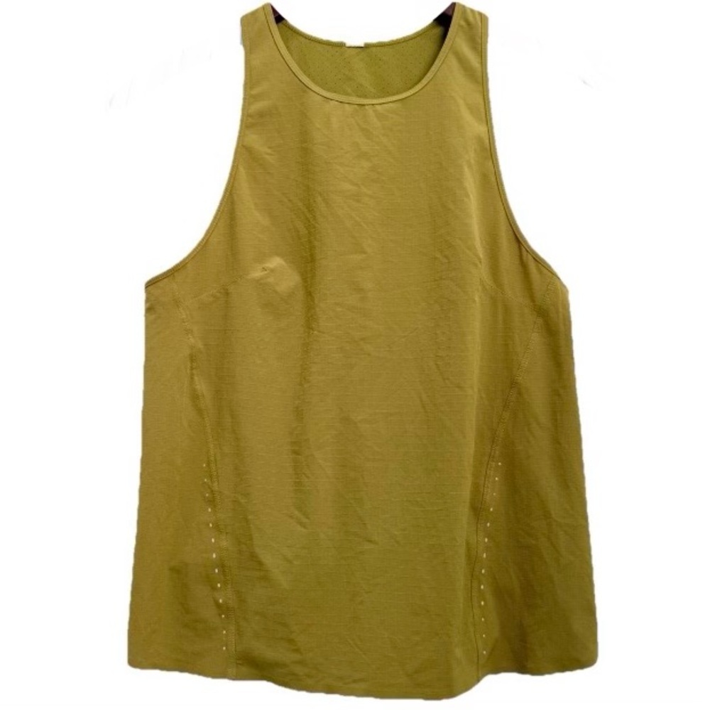 LULULEMON Lightweight Stretch Running Tank Top in Auric Gold